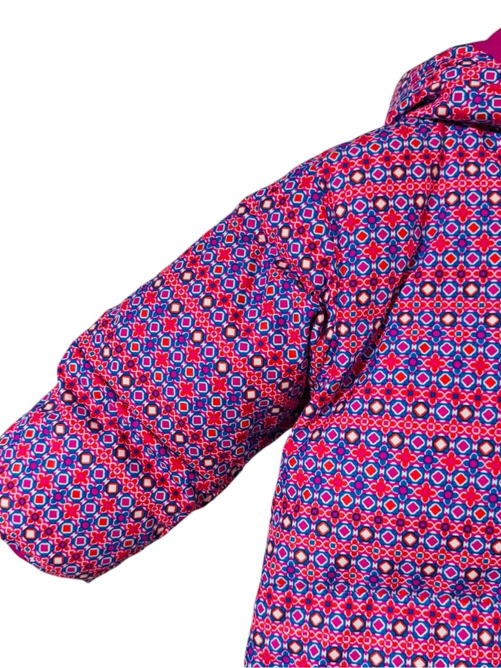 COLUMBIA Snuggly Bunny Bunting Down Lined Logo Winter One Piece Snowsuit Girls